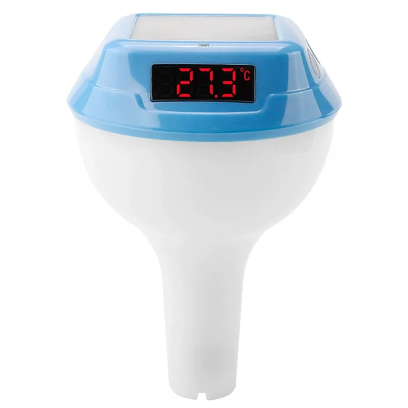 ABAH-For Floating Easy Read Large Solar Panel And LED Screen Thermometer IP68 Waterproof Thermometer