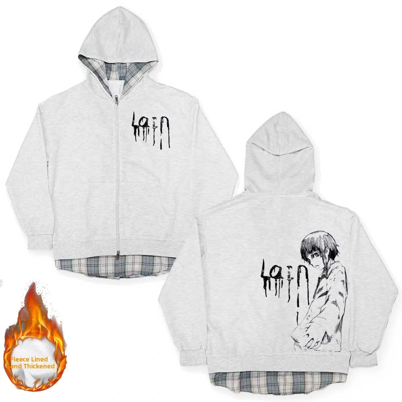 

Куртка-худи с принтом и вставками, длинный рукав, осенне-зимняя одежда, пальто из полиэфирного волокна с эффектом прямого распыления, модель Salt System Rebellious