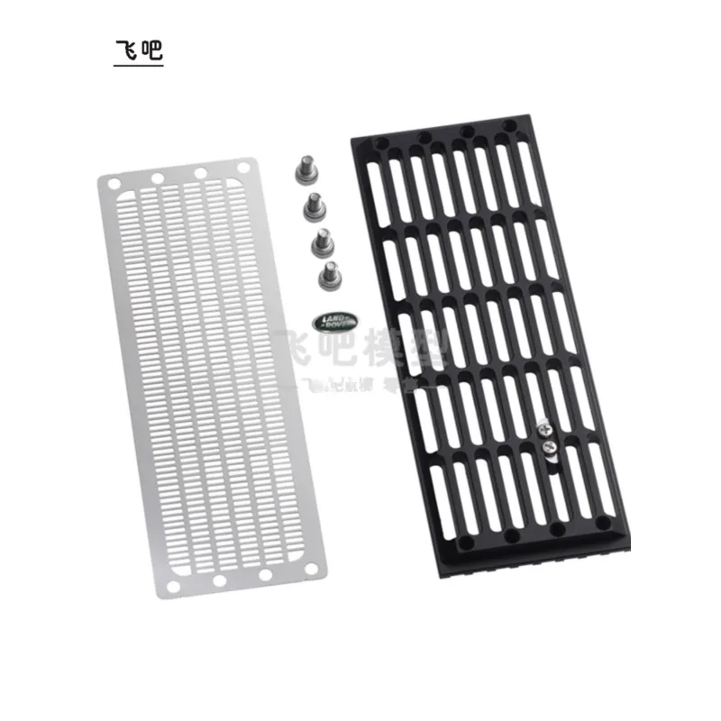 Metal Heat Dissipation Water Tank Grille for TRAXXAS TRX4 Metal Intake Metal Front Grille Car DIY Accessaries