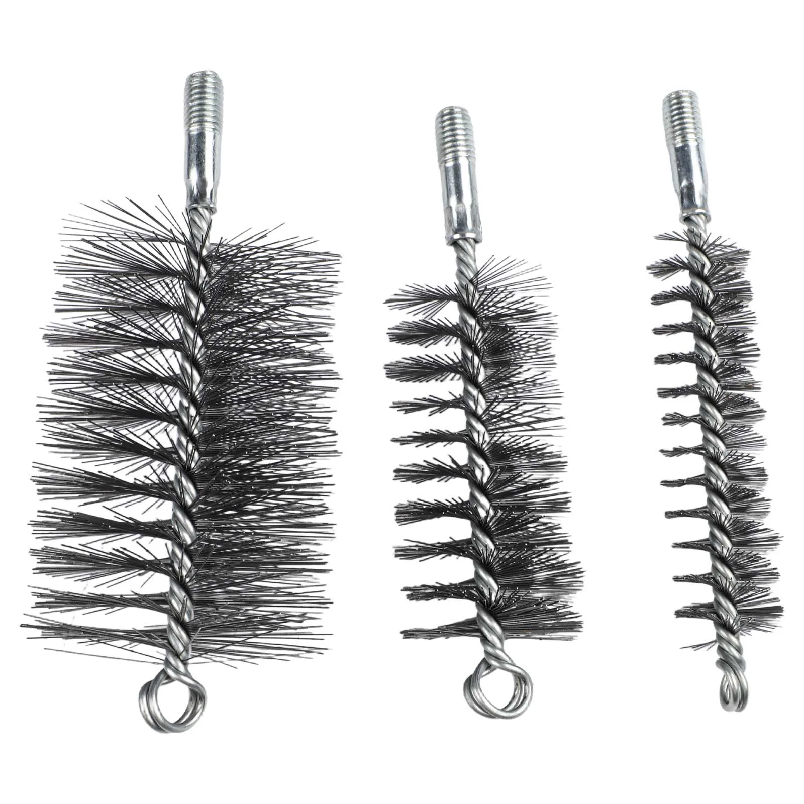 Ash Removal Tool Stove Pipe Brush For Oven Maintenance Improves Airflow Flexible Operation Fits Multiple Diameters