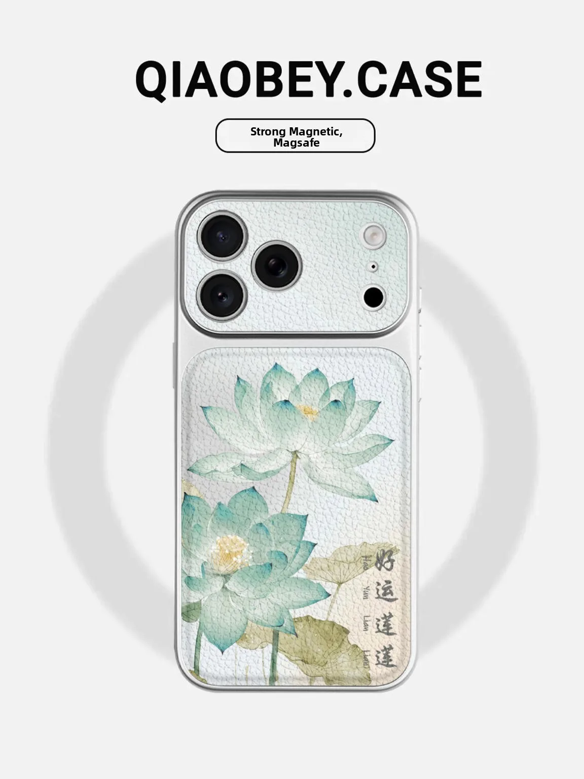 

Blue Lotus Flower Instantly Changes to 17 Large Compatible with iPhone 17 Phone Case New Premium 16Promax New C...