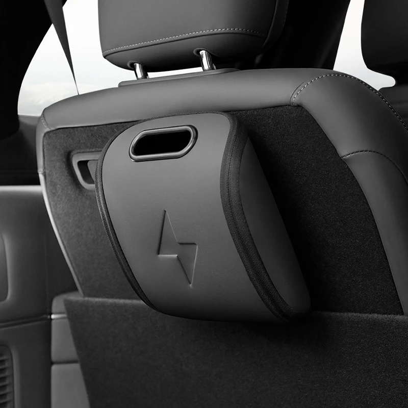 

1Pc Car Trunk Organizer with PVC Leather & EVA, Duty Anti-Scratch Storage Bag for Car Accessories, Auto Air Pump Holder Case