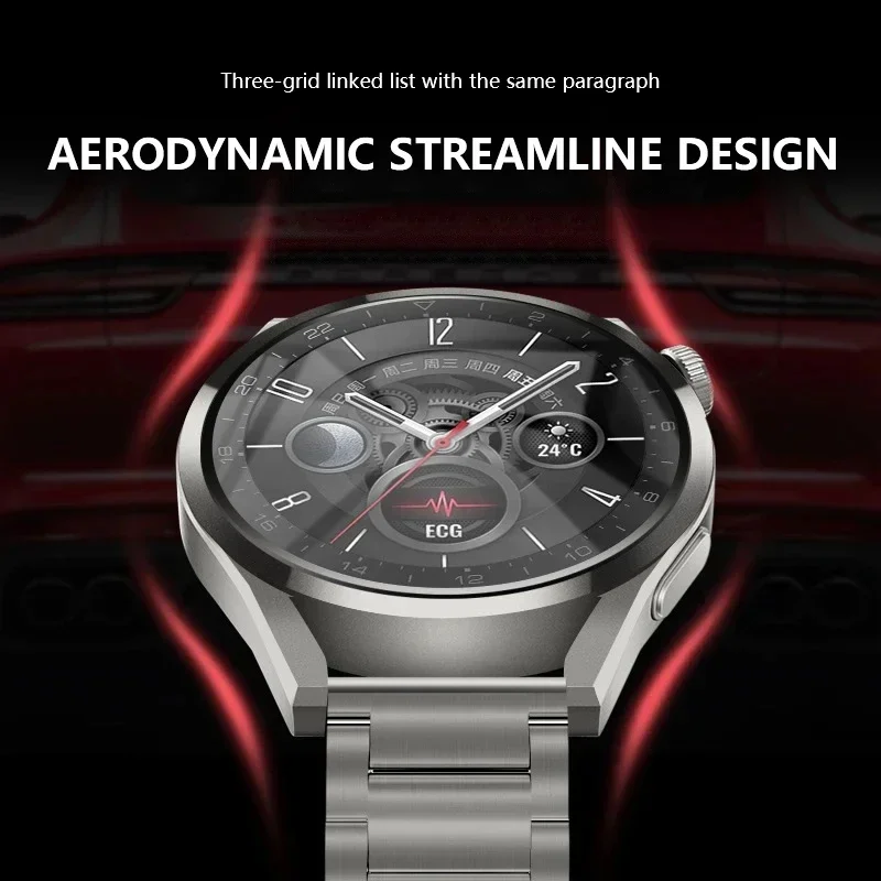 Titanium Metal Strap for Huawei Watch GT 4 3 Band GT4 GT3 2 Pro 46mm Luxury Business Bracelet Wristband 22mm