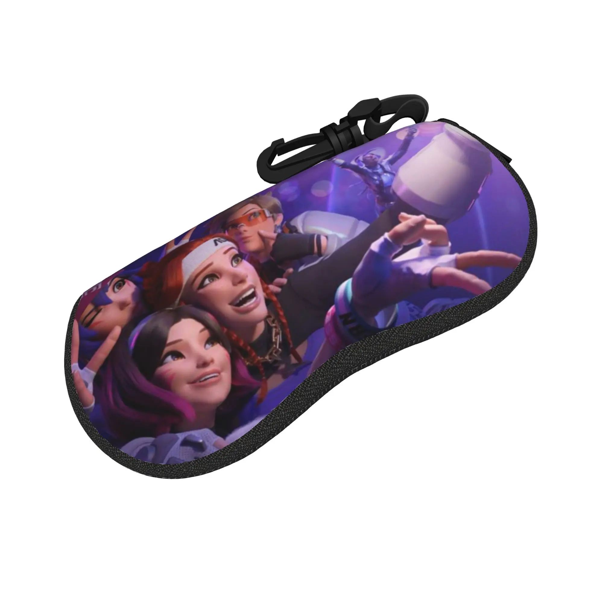 Overwatch Video Game Merchandise Glasses Case for Girl New Zipper  Sunglasses Storage Box Anti-Pressure Eyewear Container