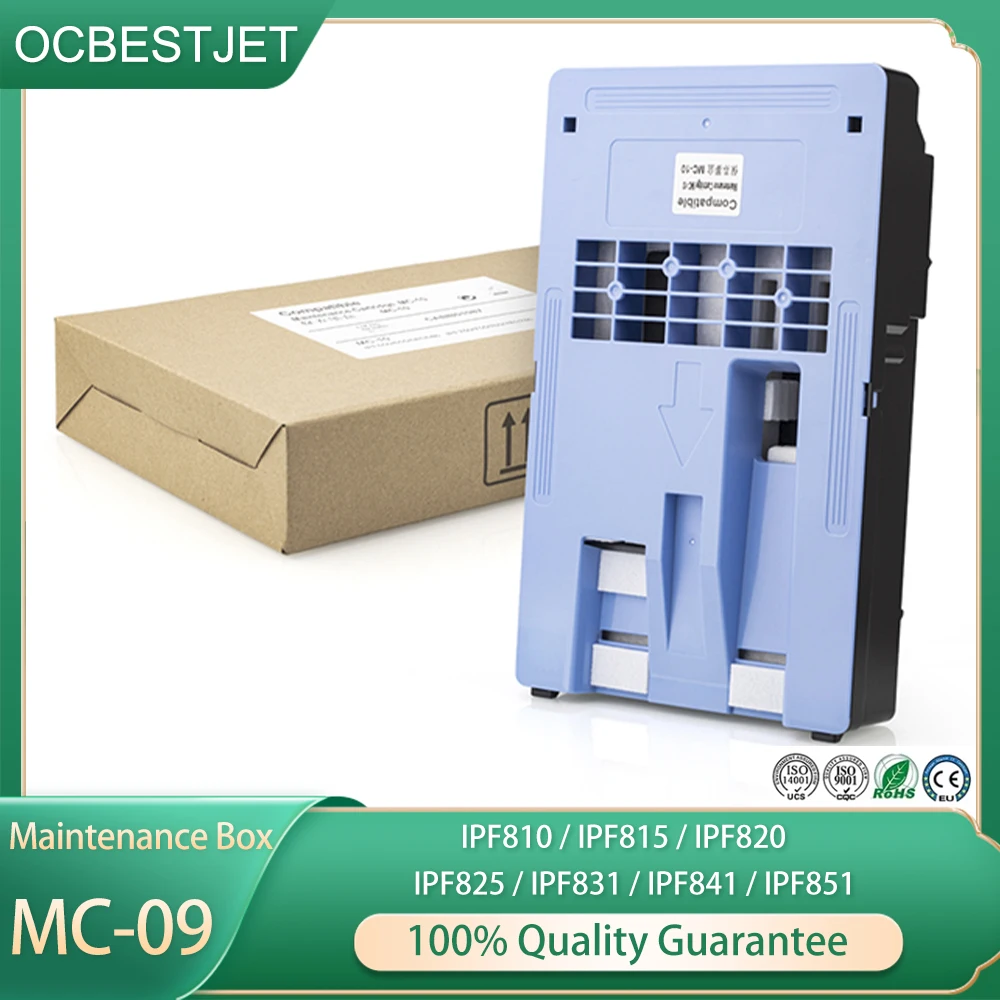 

Контейнер для отработанных чернил MC-09 (блок обслуживания) совместим с Canon IPF810, IPF815, IPF820, IPF825, IPF831, IPF841, IPF851, iPF8300, iPF8400