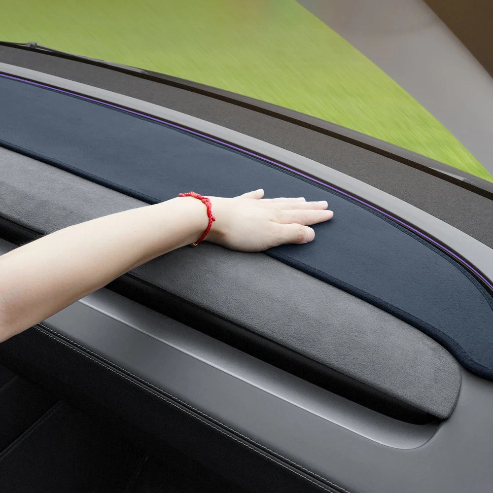Für Tesla Model Y Launch Juniper 2025 2026 Neues Modell 3 Highland 2024 2025 Auto-Armaturenbrett-Sonnenschutz-Abdeckung, rutschfestes Pad-Zubehör