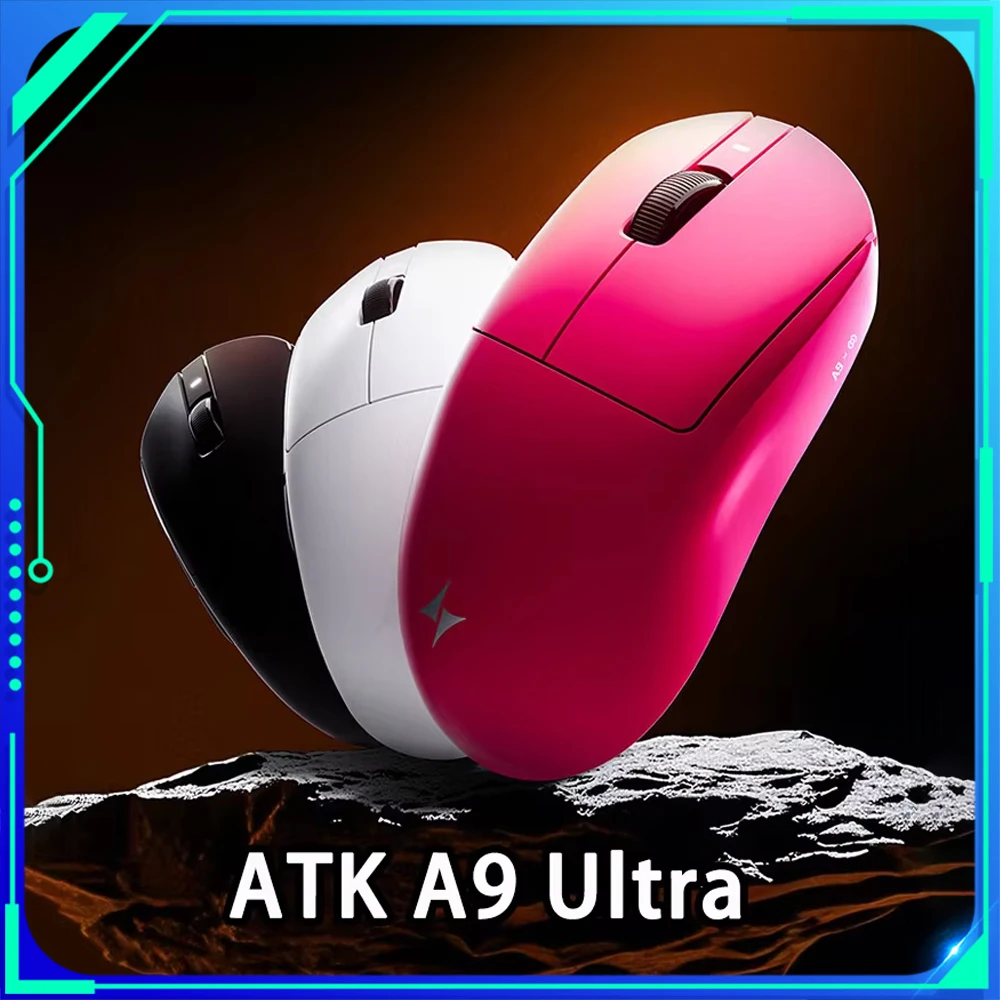 

Беспроводная игровая мышь ATK A9 Ultra A9/A9 SE/A9 Plus/A9 Pro Tri Mode 8K 53g Легкая игровая мышь для киберспорта ПК Пользовательский аксессуар