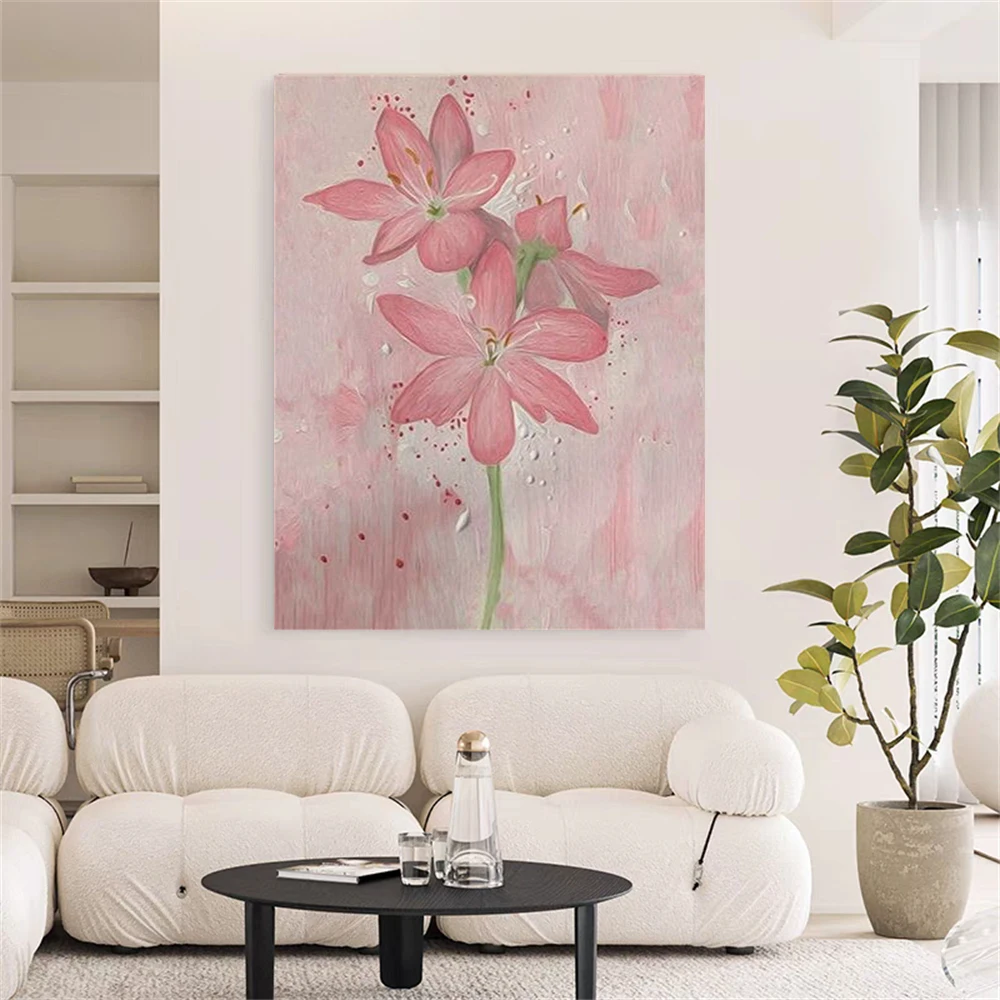 

Animal Canvas Painting Elephant Colorful Texture Wall Art Office Wall Painting Living Room Corridor Home Decor Children's Room
