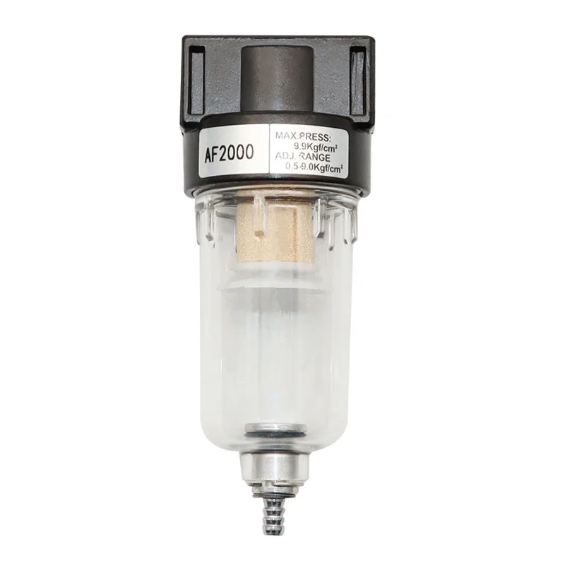 AF2000 1/4" Pneumatic Parts Air Filter Accessory Source Treatment Unit For Compressor Oil WWater Separation
