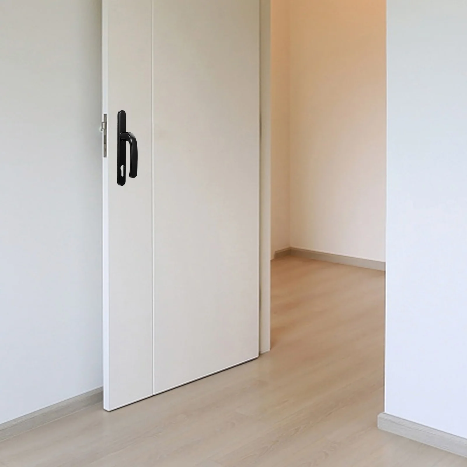 

1Pair Door Handle Lock Aluminum Alloy Durable Indoor Handle Lock European Style Mute Door Accessories for Bedroom