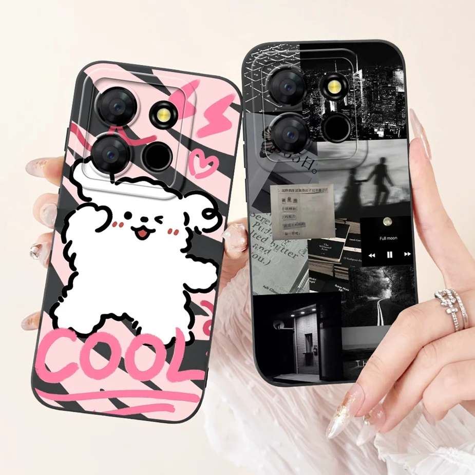 Coque de téléphone antichoc pour Itel A60, A60s, A662LM, housse de dessin animé mignon et drôle, coque souple pour Itel A60s, A60 s