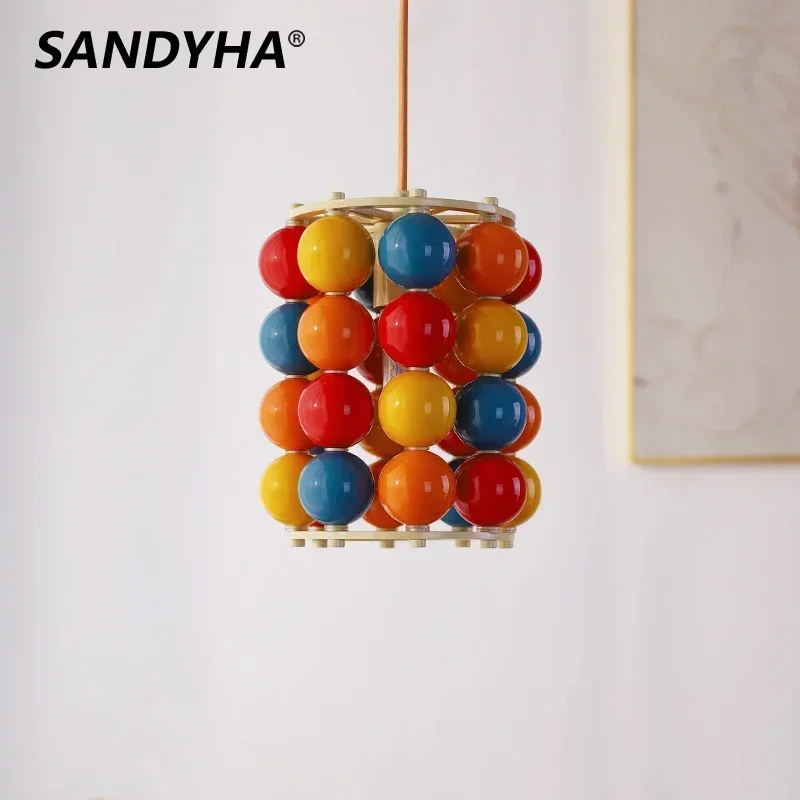 

Modern Living Room Candy LED Pendant Lights Suitable For Nordic Bedrooms Children's Rooms Study Rooms Hotel Decoration Lamps