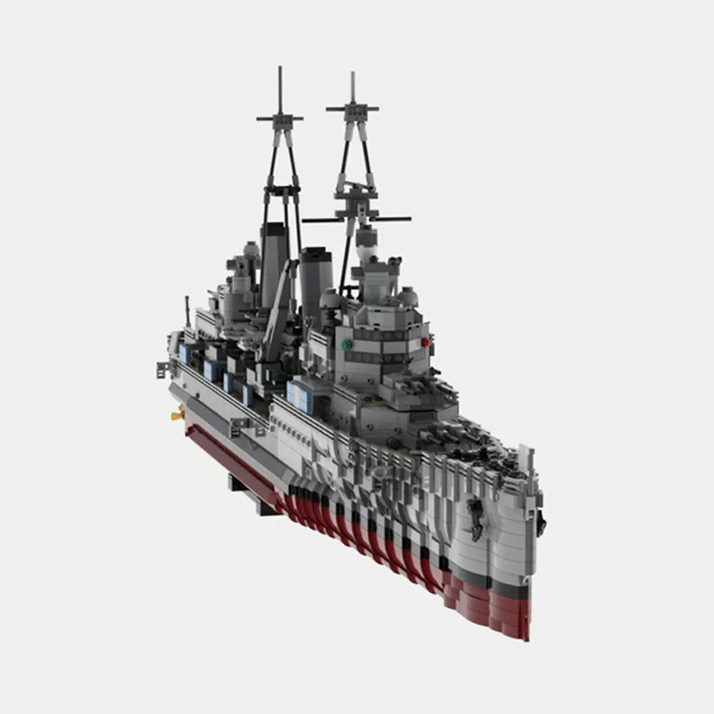 MOC 5557PCS HMS Belfast Modello Architettura Educazione fai da te Idea creativa Bambini Giocattolo in mattoni Compleanno Building Block Regalo di Natale