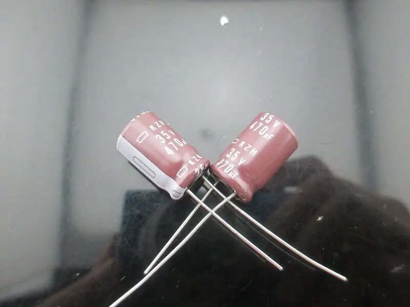 10 Uds NCC Nippon Chemi-Con KZH 470mfd 35V 470UF tapas de condensador electrolítico 10x16mm