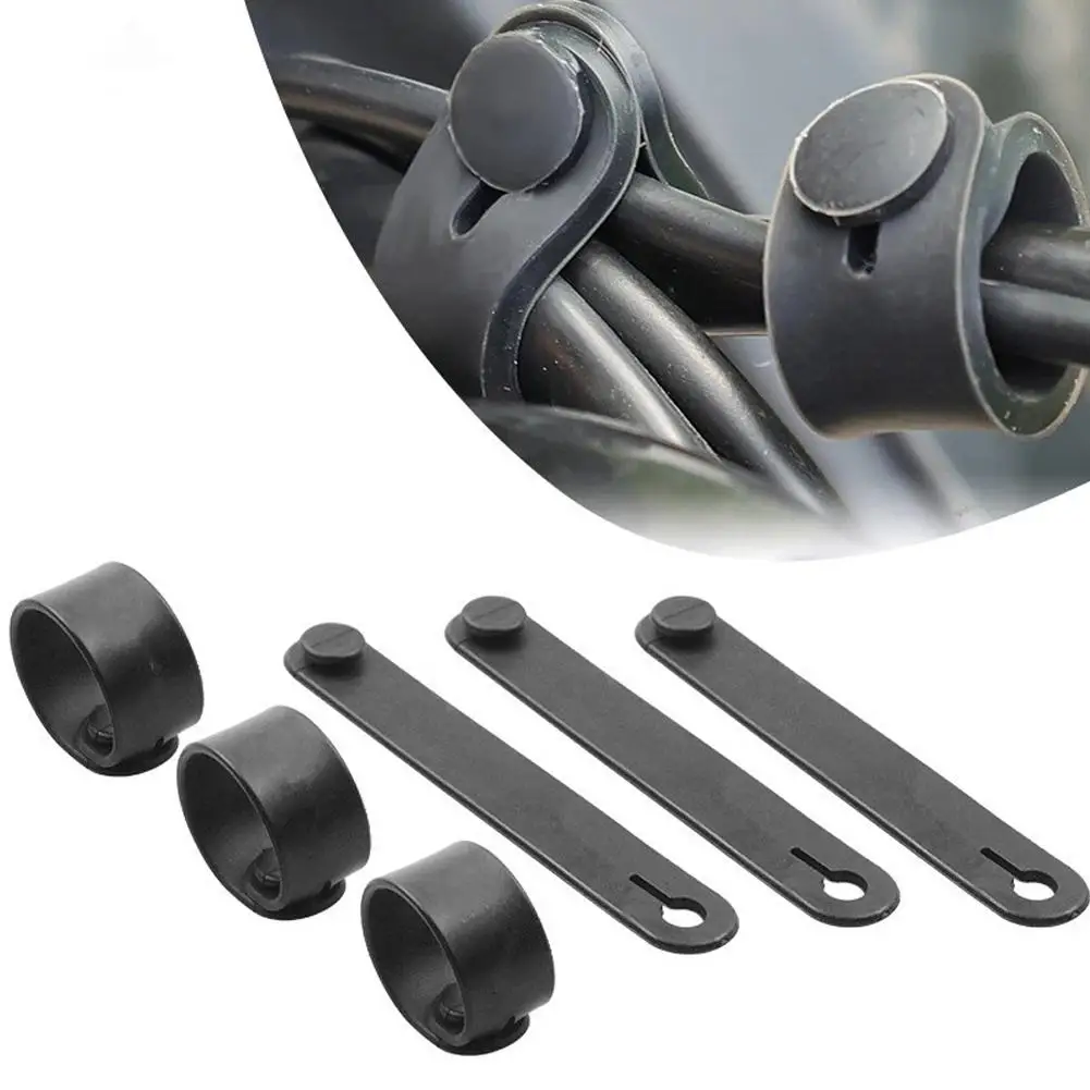 

10Pcs Motorcycle Electric Bike Short Cable Tie Modification Line Hub Rubber Cable Button Tie Tie Sorting Fixing Cable D9Z4