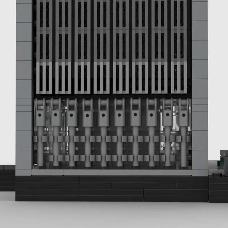 MOC-41443 Former World Trade Center Building Blocks Twin Towers Architecture Model Technology Bricks Children\'s Collectible Gift