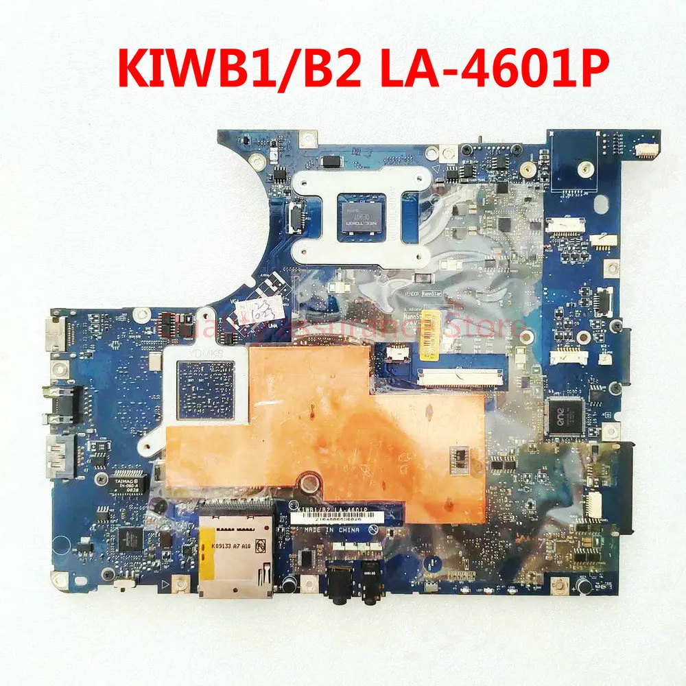 LA-4601P For Lenovo Y550 Laptop Motherboard KIWB1/B2 LA-4601P Mainboard PM45 GA478 DDR3 tested working