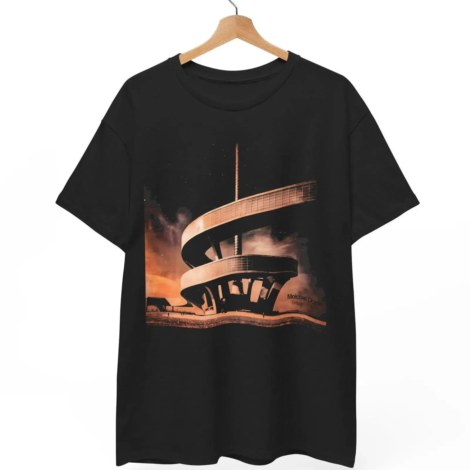 Molchat Doma Brutalist T Shirt Belarusian Post Punk Band Apparel vintage Washed designer clothes graphic streetwear Breathable