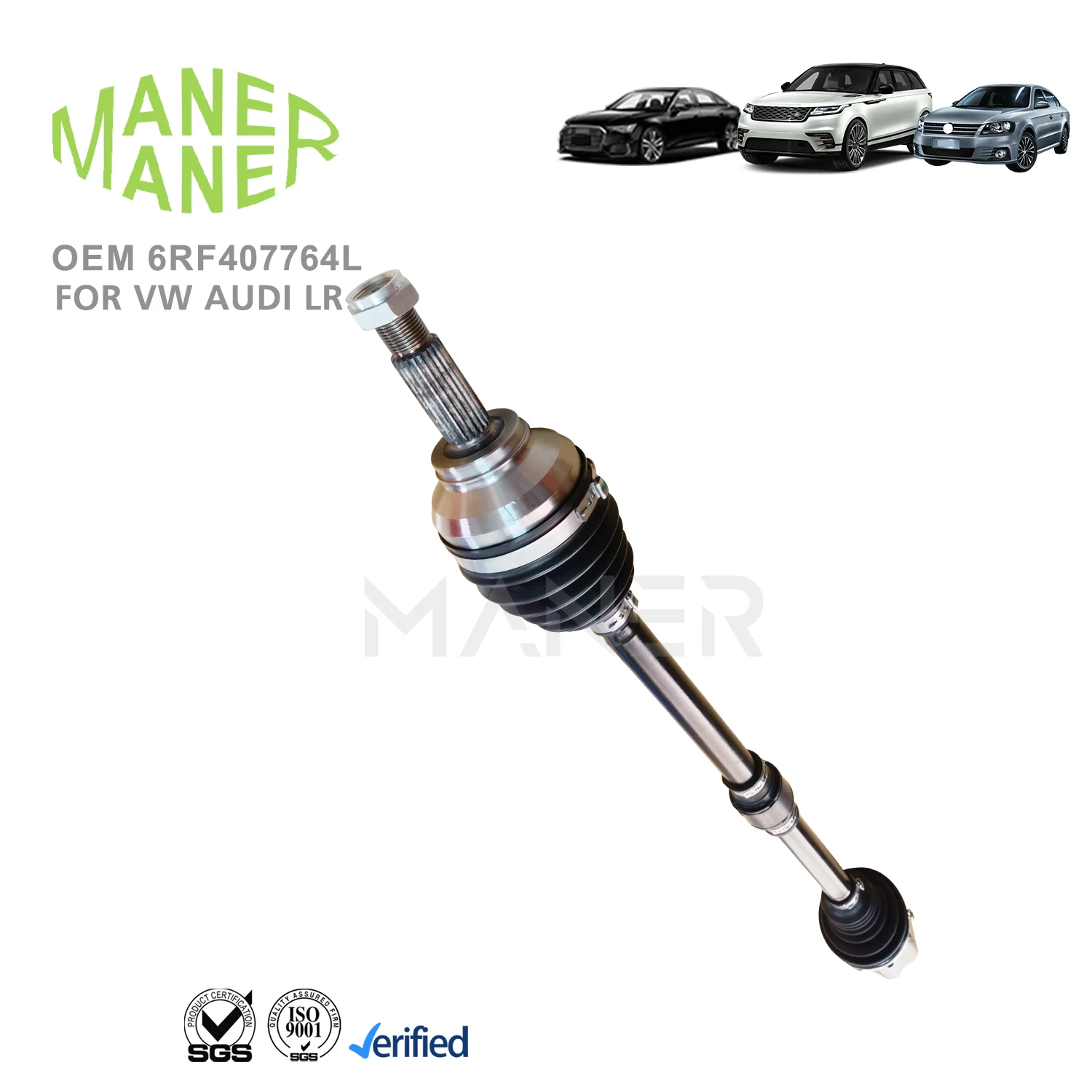 MANER 6RF 407764 L Sistemas de transmissão automática Eixo de transmissão do eixo dianteiro de estabilidade segura genuína para VW Audi em estoque