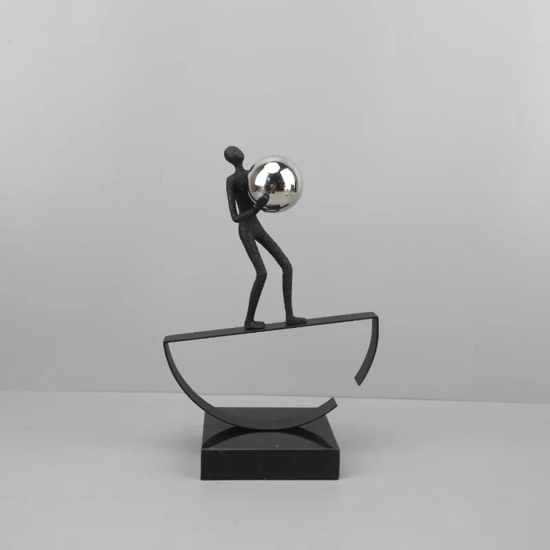 

Acrobatic Character Accessories, Modern Abstract Wrought Iron, Home Interior Sculpture Decoration, Office Desk Sculpture