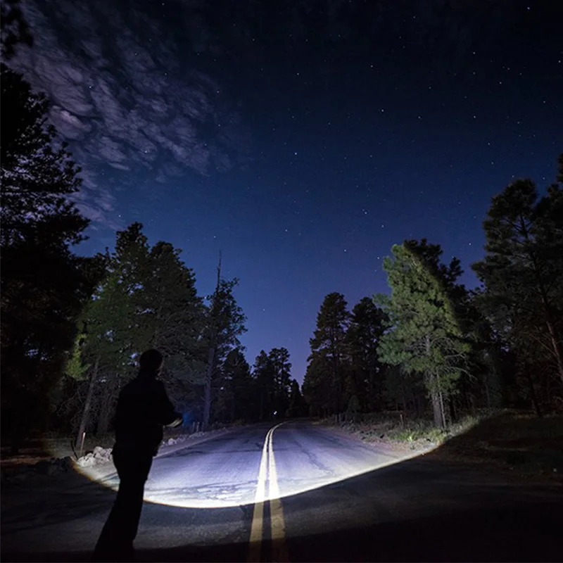 T6/ L2 Led Flashlight 5000LM Ultra Bright Torch Camping Light 5 Switch Mode Waterproof Zoomable Bicycle Light Use 18650 Battery