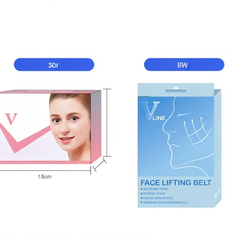 V Face Lifting Mask Adjustable Slimming Bandage Facial Firming Shaper Elastic Wrap Support For Daily Beauty Skin Care Routine