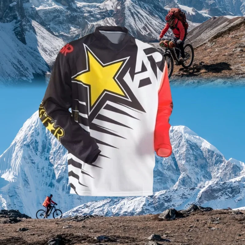 

2025 180 Adult Motocross Jersey Road Mountain New Racing Bike Downhill Jersey FOFing Cycling Jersey Enduro Sweatshirt Superbike