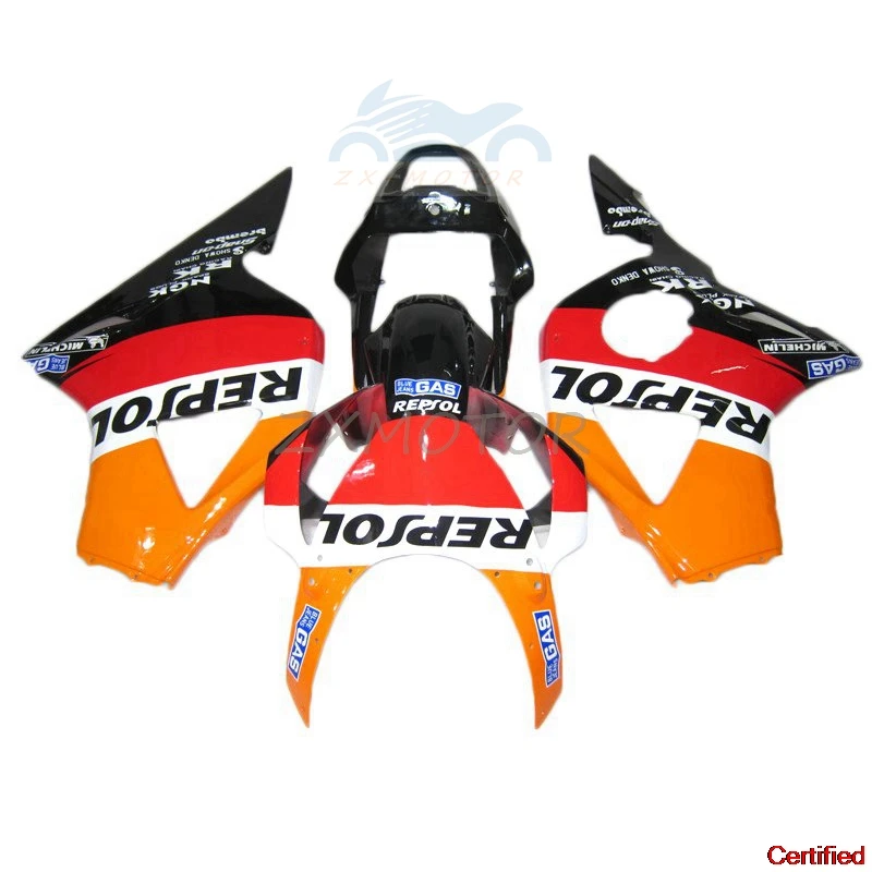 Motorcycle Accessories Fairings Kit Set For 2002 2003 HONDA CBR954RR Orange Black Red fairing CBR954 02 03 k2 k3 Repsol 25