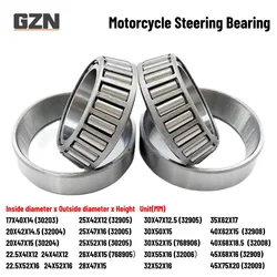1PCS Motorcycle Tricycle Steering Column Steering Nose Tapered Roller Bearing Non-standard Bearings
