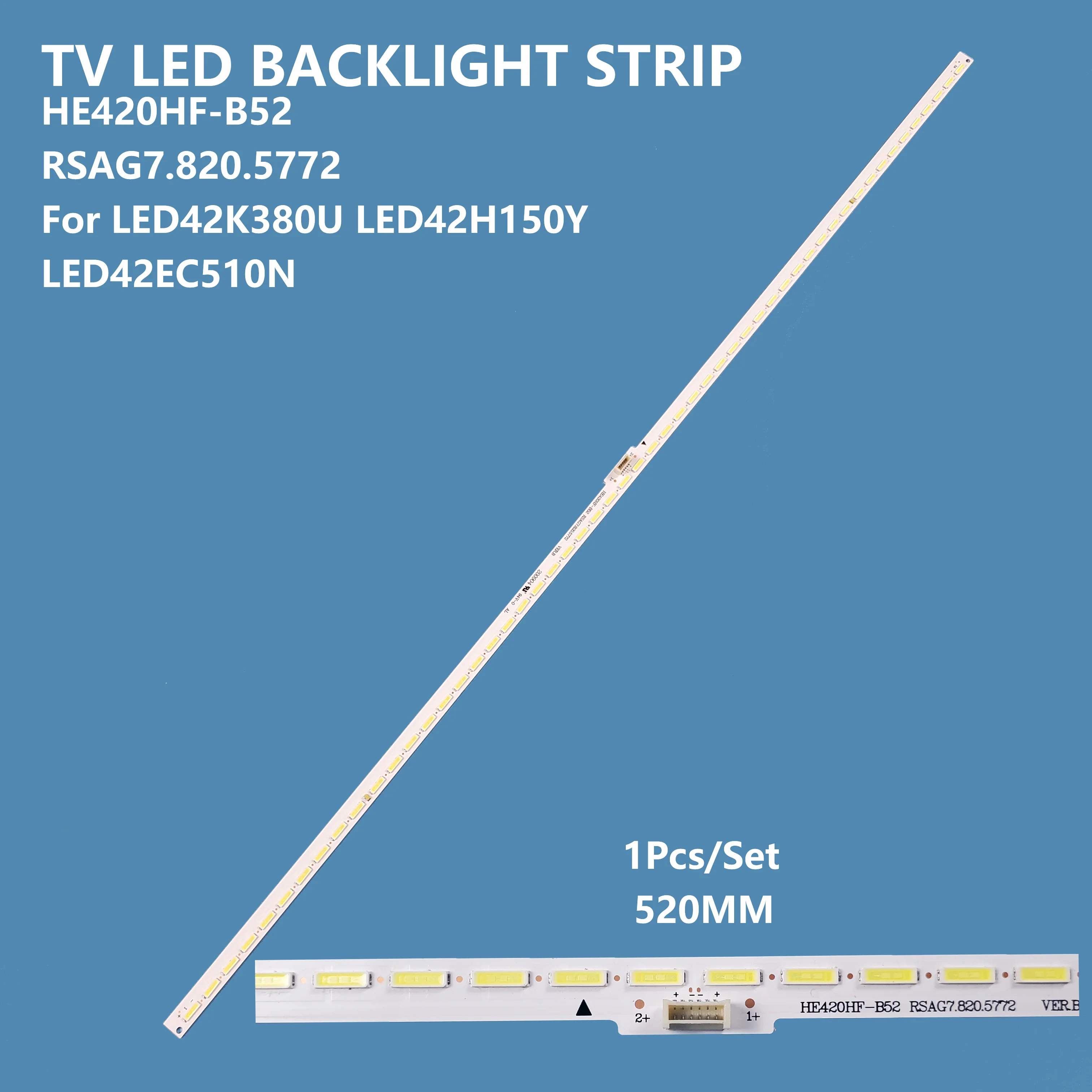 TV Strip Light HE420HF-B52 RSAG7.820.5772 For LED42K380U LED42H150Y LED42EC510N Led Bar Backlight to repair