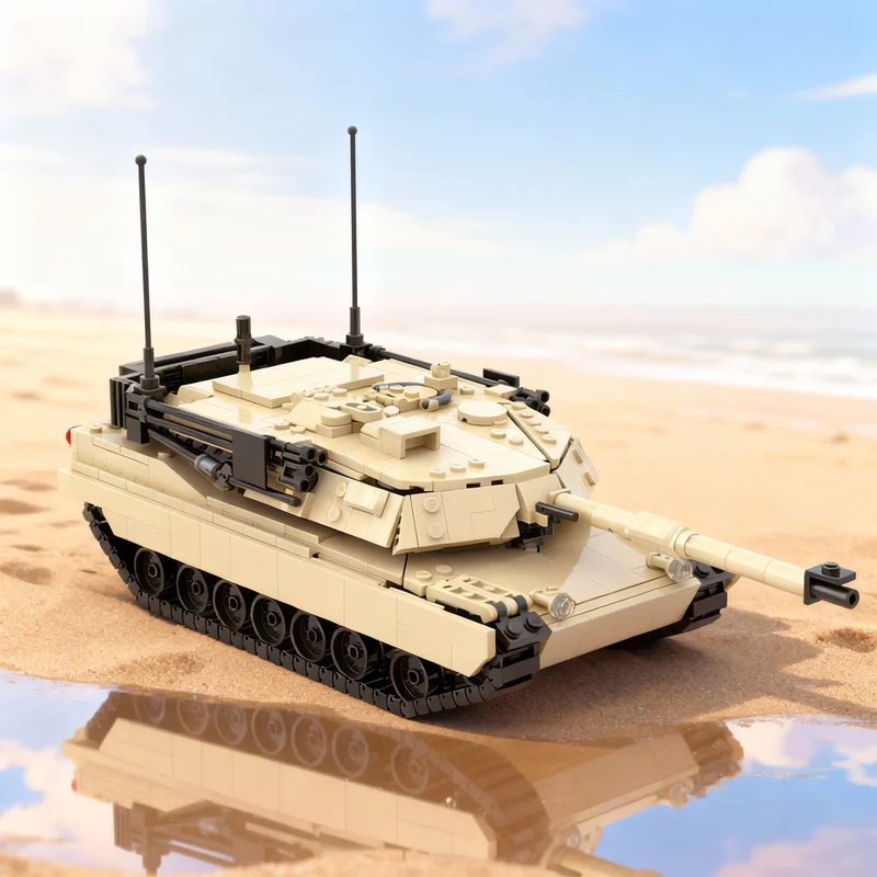 

994pcs MOC Abrams Model Building Blocks Architecture DIY Creative Christmas Gifts Idea Toys Education Birthday Brick Kids