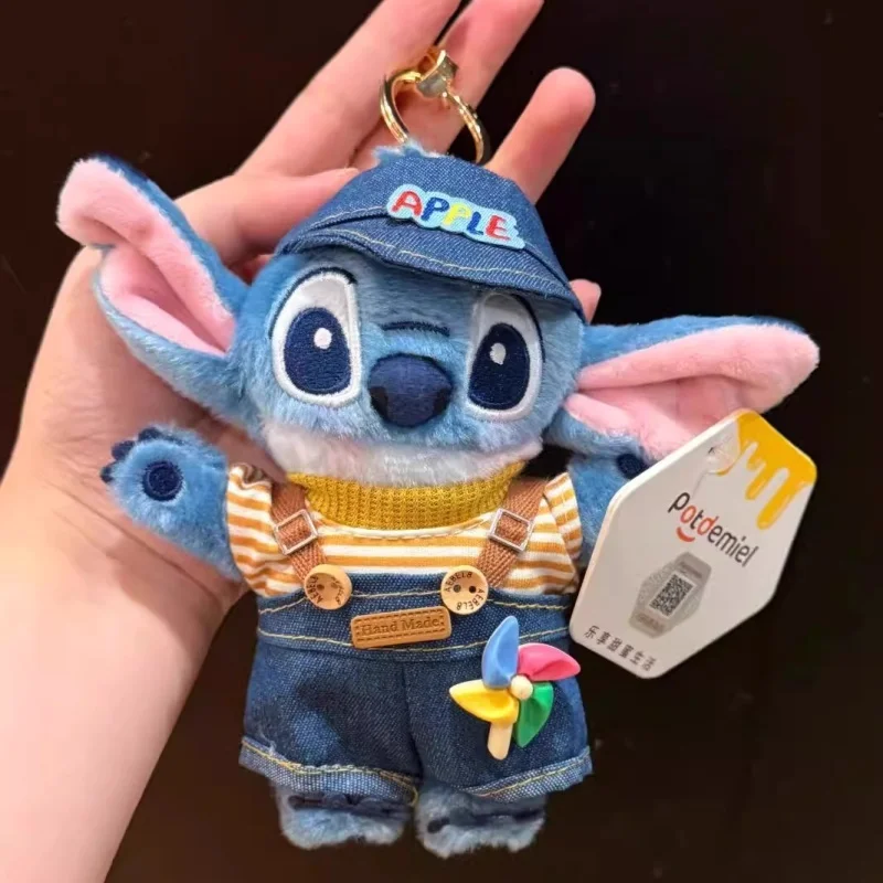 Ponto dos desenhos animados hamburgo bonito boneca de pelúcia chaveiro pingente ponto kawaii pelúcia chaveiro saco pingente meninas presente do feriado brinquedo de pelúcia