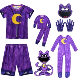 Catnap Anime Cosplay Costume para meninos e meninas, Terno engraçado, Casas sorridente, Pijama, Role Playing, Halloween, Festa de Natal