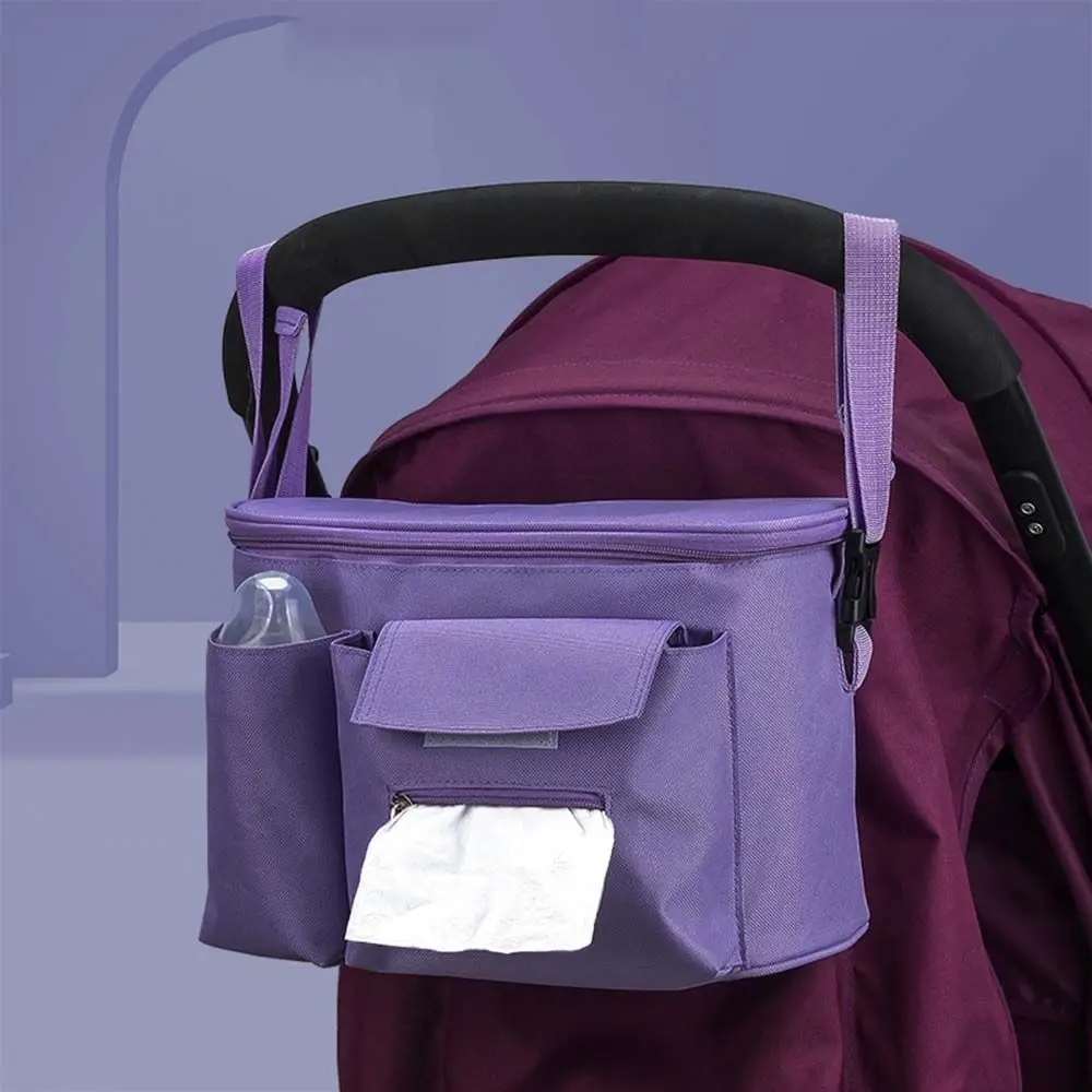 

Multi Pocket Stroller Organizer Bag Large Capacity Outdoor Stroller Hanging Bag Travel Diaper Bottle Pram Storage Bag Mommy Bags
