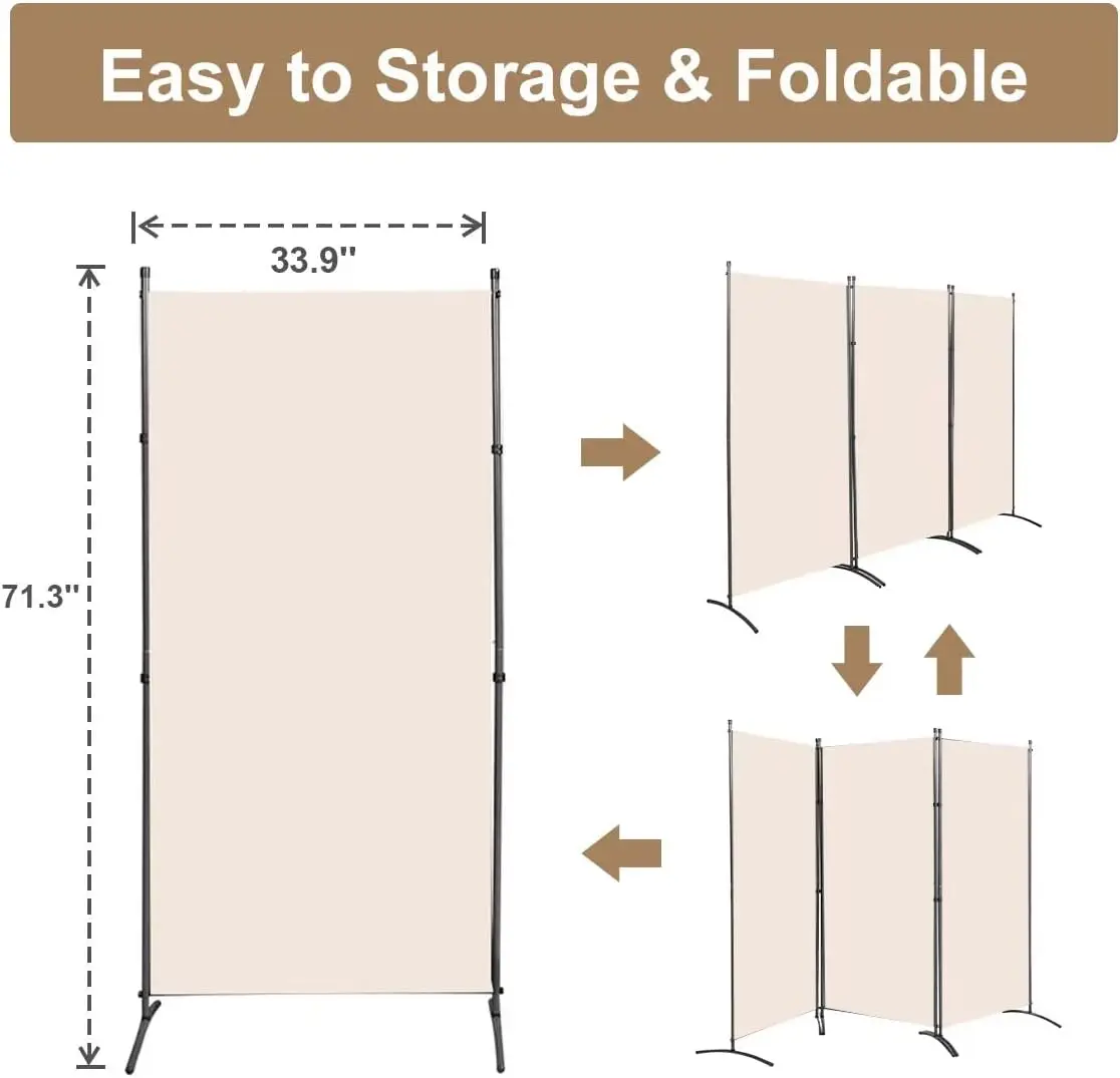 ياسركمل-شاشة خصوصية قابلة للطي للمكتب ، فواصل التقسيم ، لوحة نسيج قائمة بذاتها ، 3 لوحات