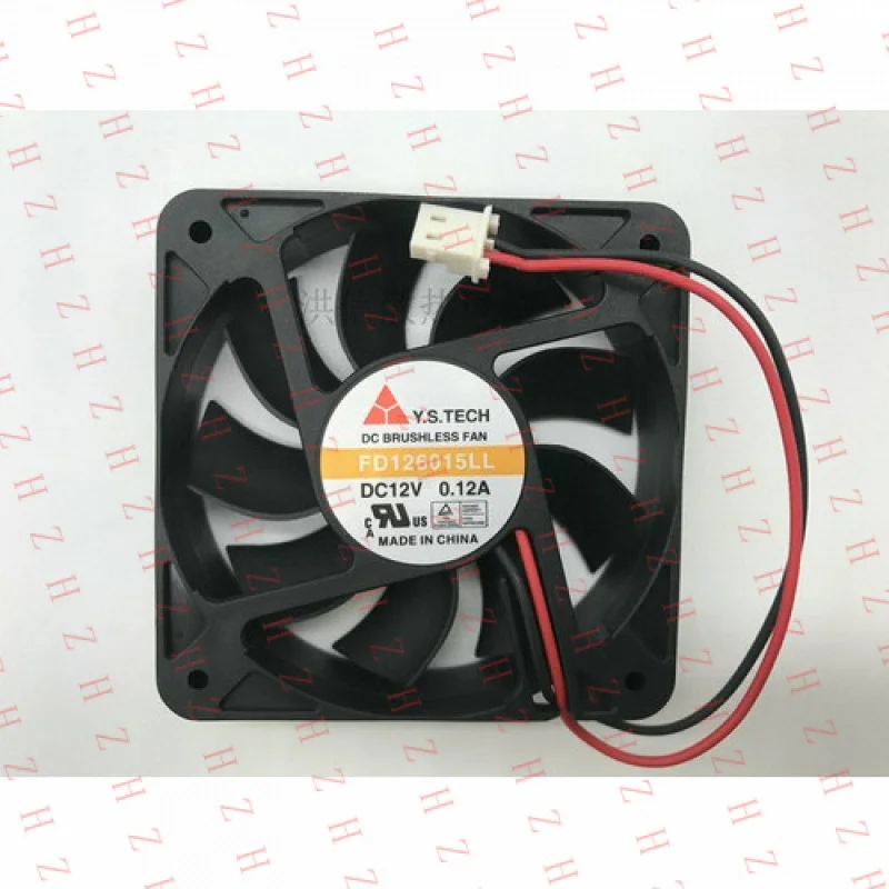 U+ FOR Y.S.TECH Fan FD126015LL DC12V 0.12A 6015 6CM 2 Pin（MOQ: 10 pcs.）