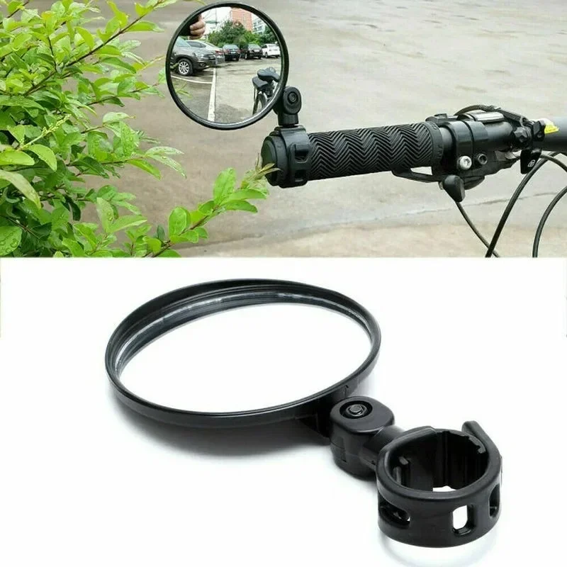 1 Paar Rückspiegel, universell verstellbar, drehbar, Fahrrad- und Motorrad-Lenker zum Reiten, Radfahren, Radfahren, Rückansicht