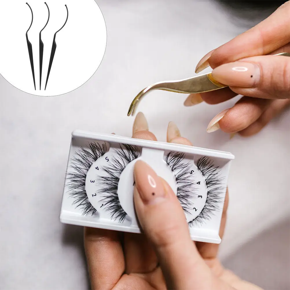 6Pcs Eyelash Display Holder Reusable False Lash Stick Acrylic Organizer for Salon Or Home Stylish Display Accessory