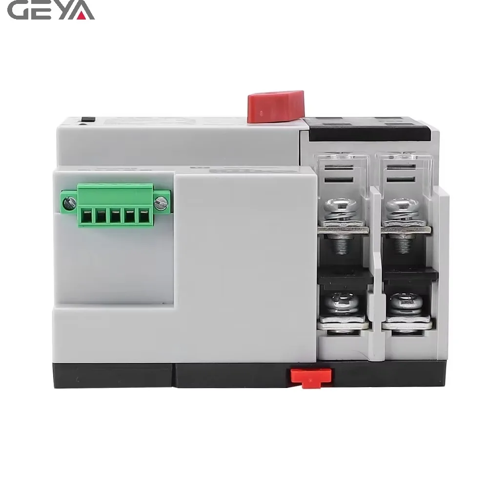 GEYA 2P 3P 4P ATS Podwójny automatyczny przełącznik transferu Przełączniki selektorowe Generator nieprzerwanej mocy na szynę Din ATS City Power