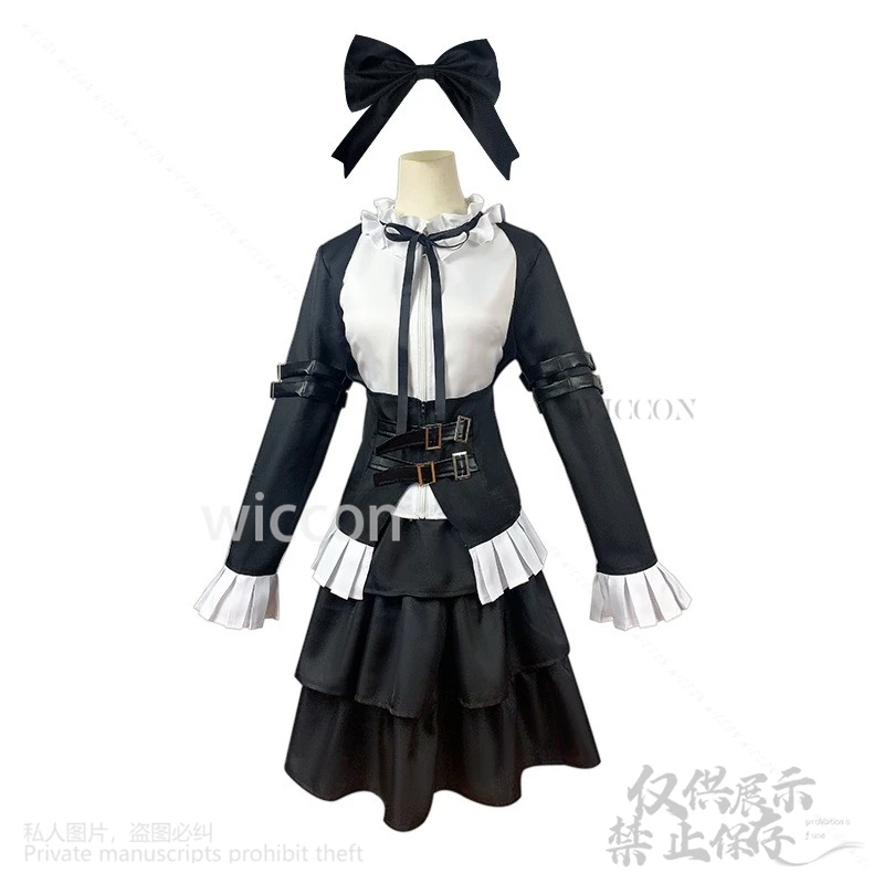 Anime fada cosplay erza scarlet traje uniforme de empregada vestido lolita vermelho perucas longas halloween terno de natal para mulher meninas caudas