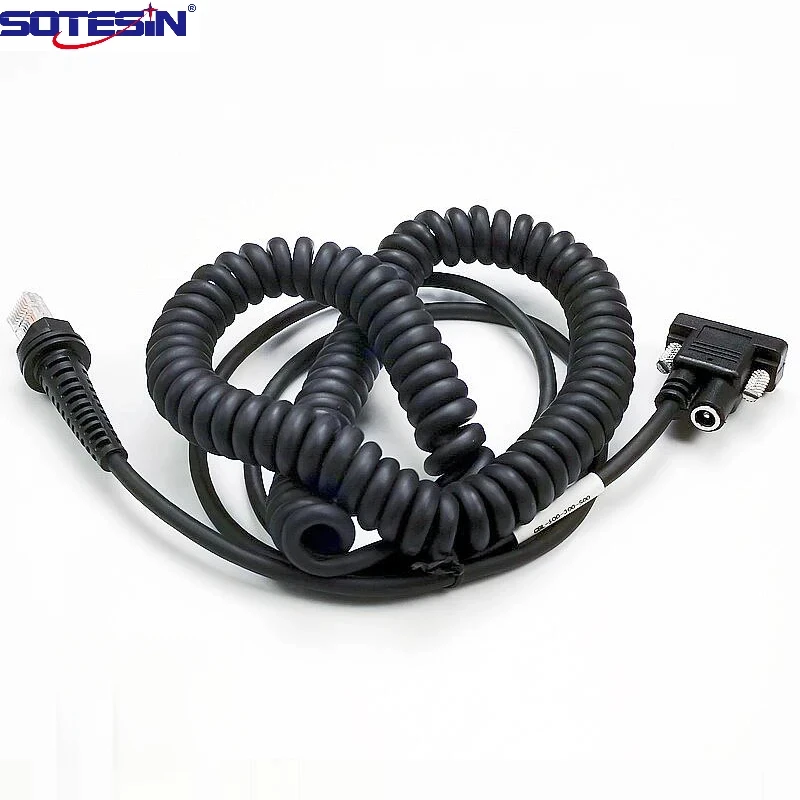 SOTESIN RJ50 to DB9 RS232 Serial Port BarCode Scanner Cable for Honeywell HHP 1900g Hyperion 1300g Xenon 1900/1902 Voyager 1250g