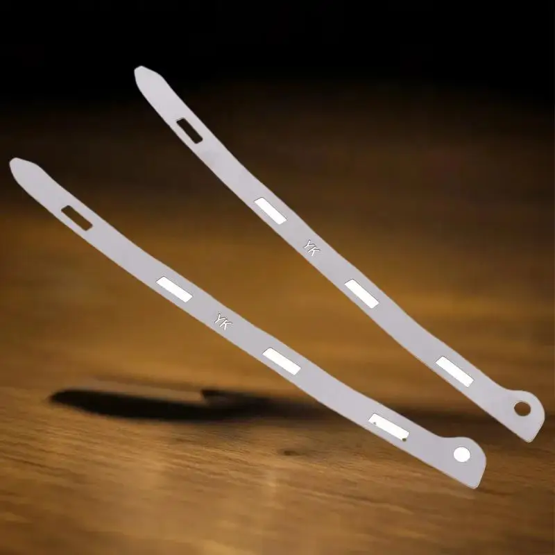 2Pcs  Broken Opening Bad Buckle Repair Metal Bracket For 5th Generation City GM6 Front Bumper Repair Metal Plate Buckle