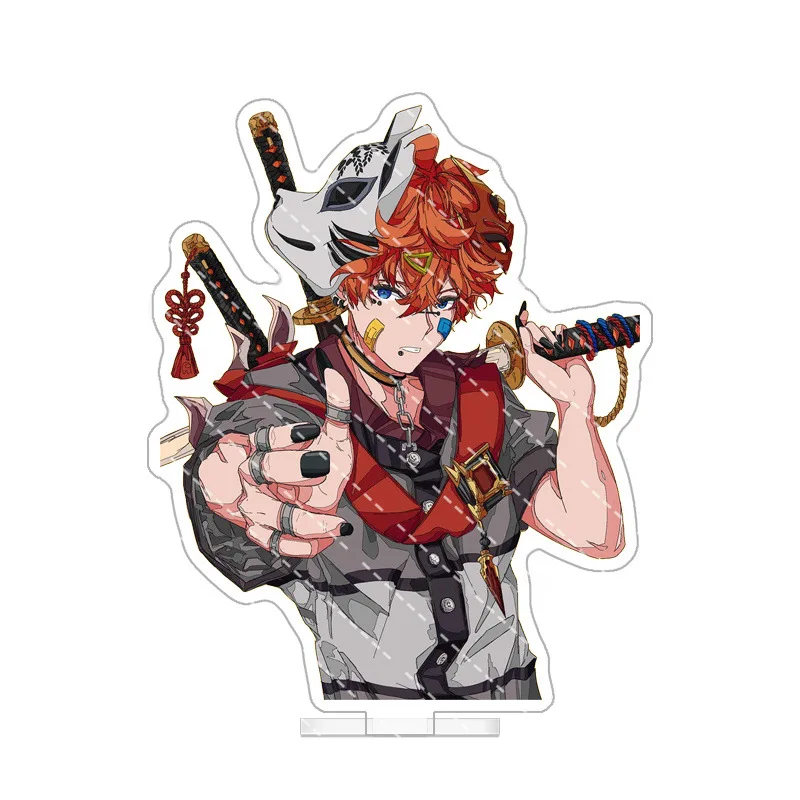 Gioco Genshin Impact Figura Supporto in acrilico Modello Anime Ornamento periferico Accessori Prop Raccogliere regali