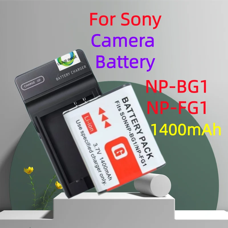 Литиевая батарея или зарядное устройство 1400 мАч NP-BG1 NP-FG1 NP BG1 FG1 для камер Sony DSC-W100 DSC-WX1 DSC-H50 DSC-H55 DSC-H3 DSC-H7