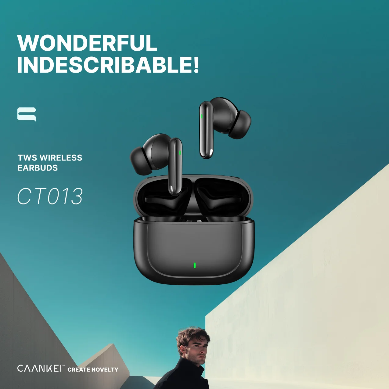 

SW131 wireless in-ear Bluetooth headphones with noise-cancelling, gaming, high sound quality and ultra-long battery life