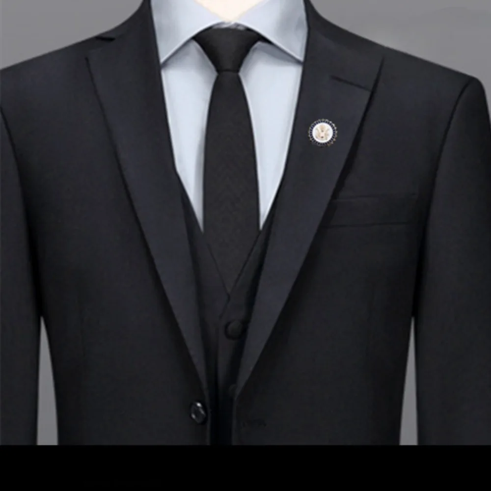 1 قطعة شعار الولايات المتحدة الكلاسيكية بروش النسر البيرة غطاء شكل شارة التلبيب دبوس