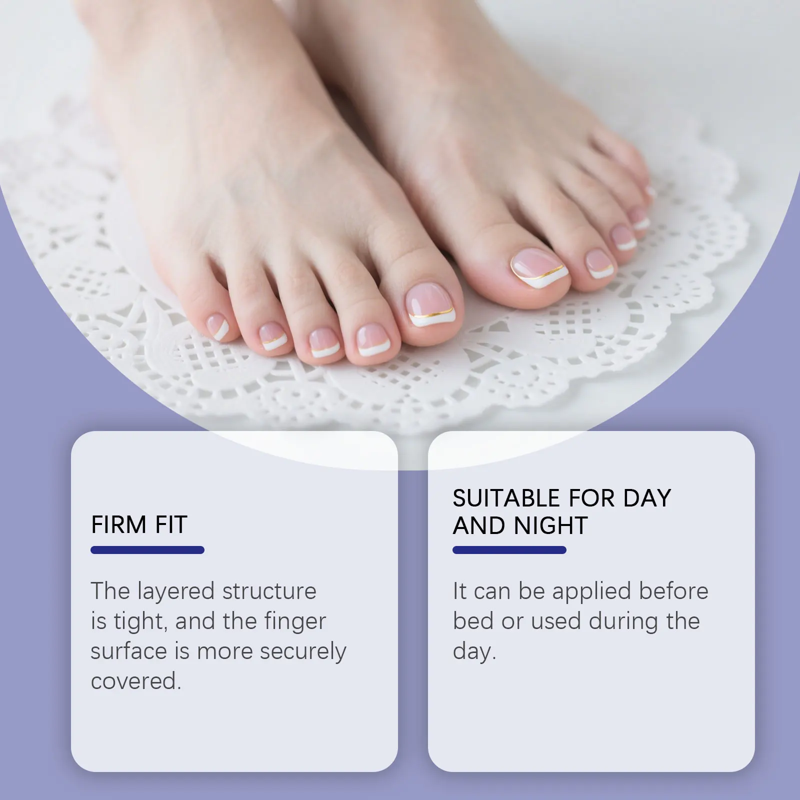 Toenail Care Patches - Mild Gentle Formula, Deeply Nourishes & Brightens Dull Toenails, Daily Cleansing & Nourishing Care
