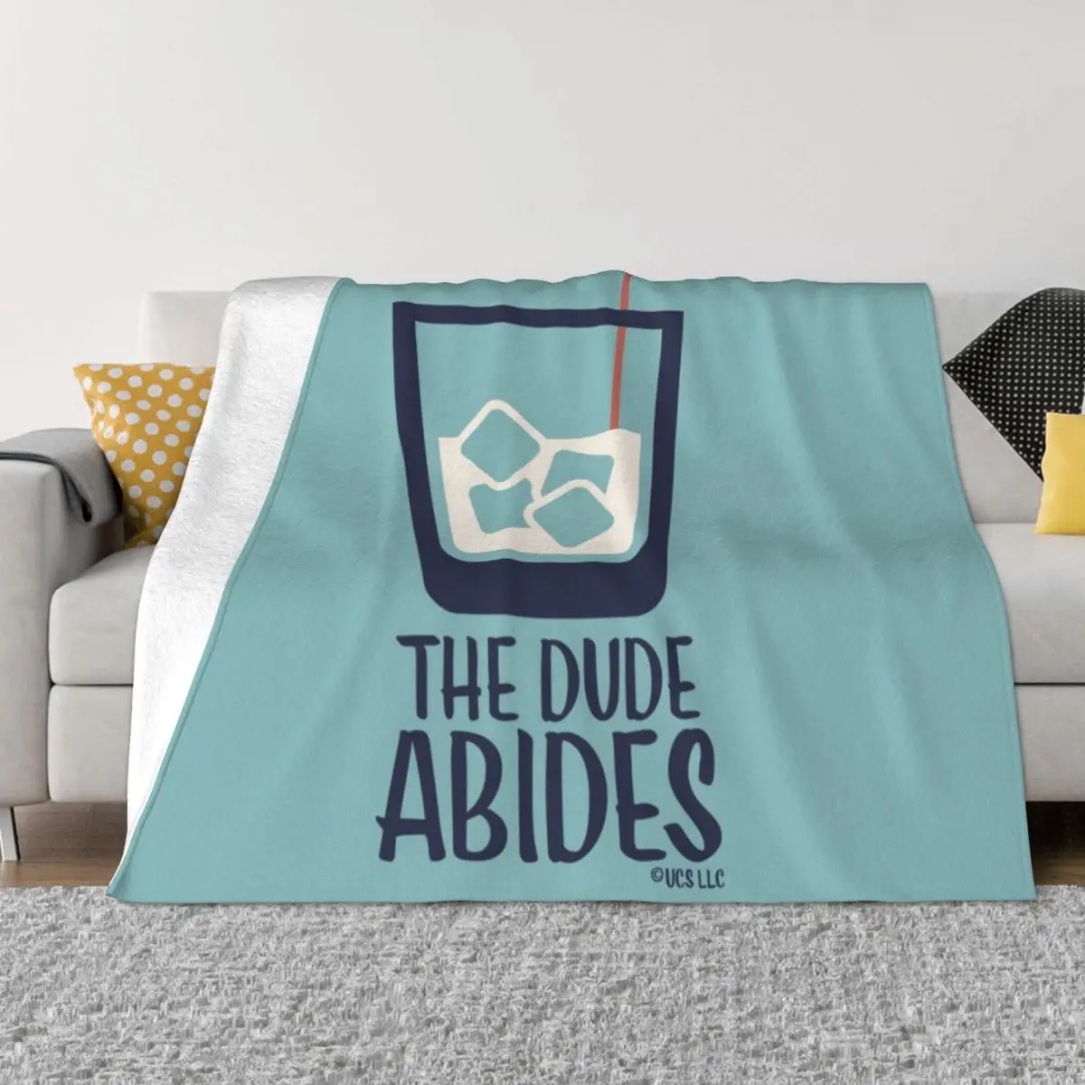 

The Dude Abides - The Big Lebowski Throw Blanket Large Blanket Warm Blanket Decorative Bed Blankets Softest Blanket