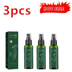 3PCS OUHOE Ginseng Serum Oil With Biotin Essential Liquid Strengthen Hair Root Nourishes Hair Repairing