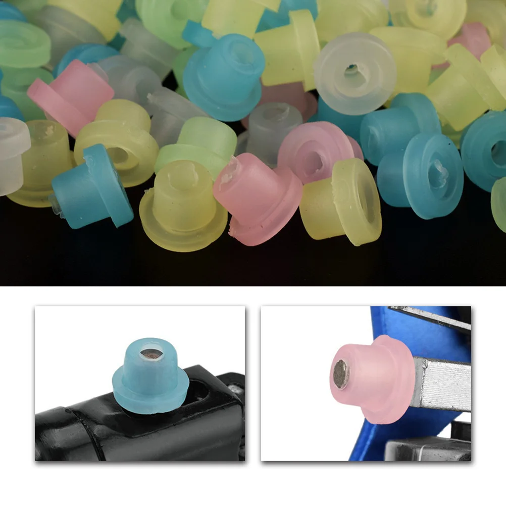 

400Pcs Neddle Grommets Silicone Cushion for Tattoo Machines Snug Fit Armature Bar Neddle Cushion Silicone Grommet